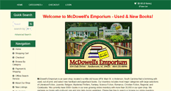 Desktop Screenshot of mcdowellsemporium.com