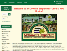 Tablet Screenshot of mcdowellsemporium.com